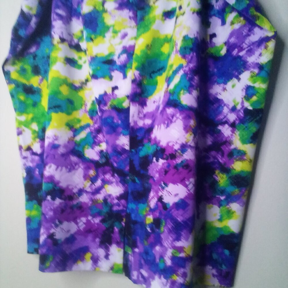 Lane Bryant Skirt 24 Women Straight Pencil Knee Length Pattern Colorful - Picture 3 of 15